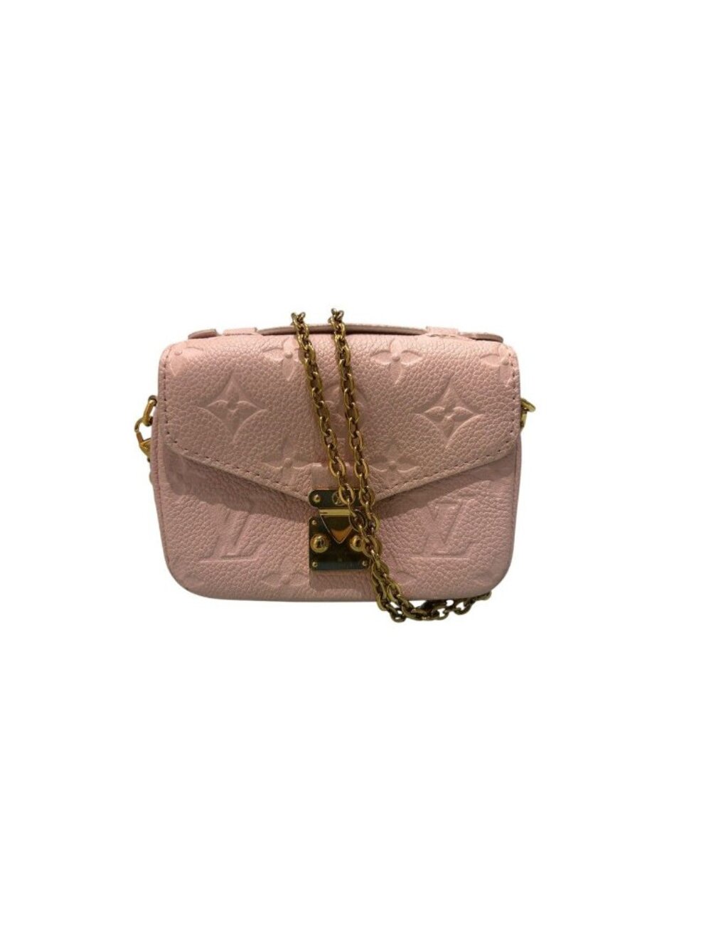 Louis Vuitton Empreinte Micro Metis Pink Leather Shoulder Bag